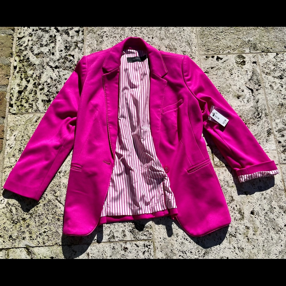 Sassy XS LIMITED fuschia pink BLAZER NWOT